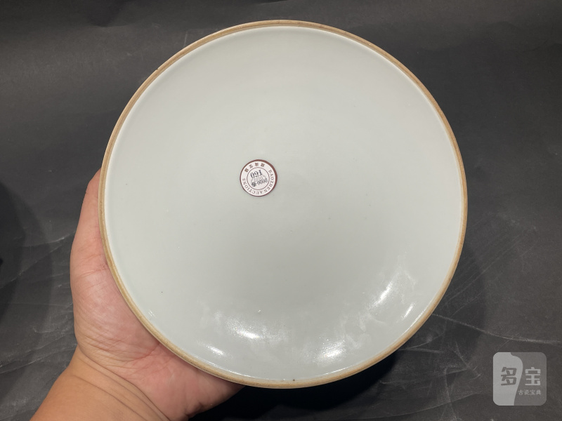 清宣统 粉彩花鸟纹温锅 - 图5